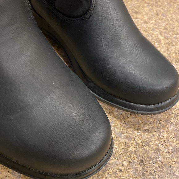 Totes Black Winter Snow Faux Fur Lined Boots 6W Edgen - Picture 17 of 17